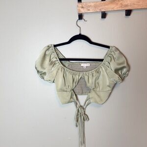 HYFVE Sage Green Crop Top